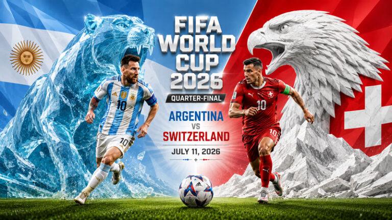 Аргентина---Швейцария.-1-4-финала-Чемпионата-мира-по-футболу-FIFA-2026.-12-июля-2026.