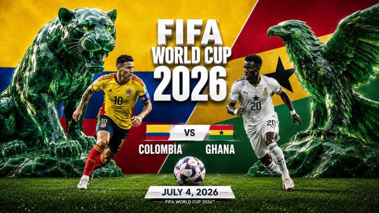 Колумбия---Гана.-1-16-финала-Чемпионата-мира-по-футболу-FIFA-2026.-4-июля-2026.
