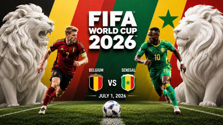 матч-Бельгия---Сенегал.-1-16-финала-Чемпионата-мира-по-футболу-FIFA-2026.-1-июля-2026.