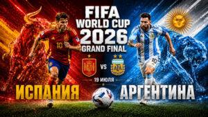 Матч-Испания---Аргентина.-Финал-Чемпионата-мира-по-футболу-FIFA-2026.-19-июля-2026.